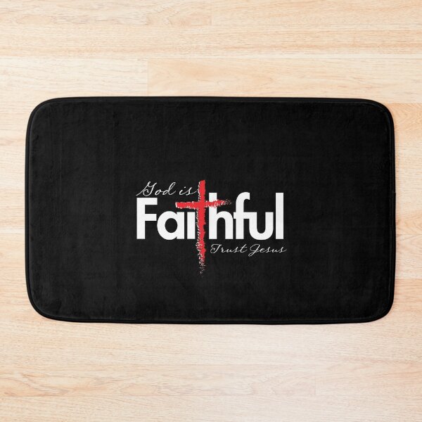 Item preview, God is Faithful_Trust Jesus / Christian Message designed and sold by bryanmcclelland.