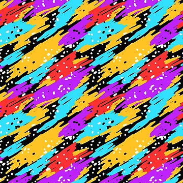 Artwork thumbnail, Abstract Colorful Paint Pattern by mrhighsky