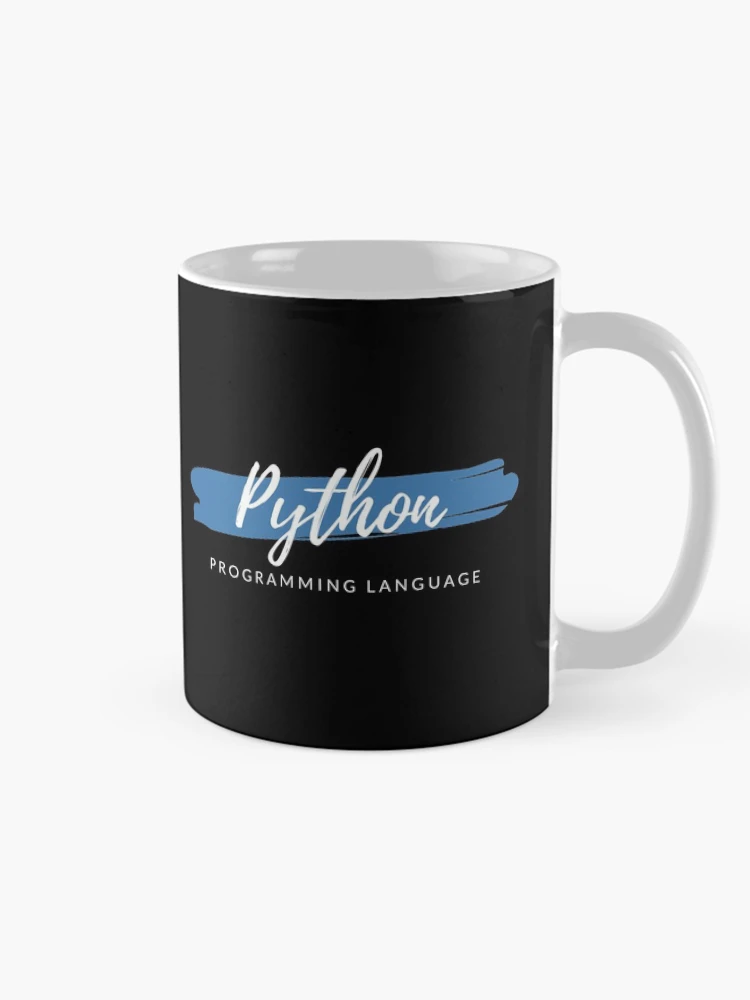 Thumbnail 3 of 6, Coffee Mug, Python Programming Language Paint Smear designed and sold by Code Wear.