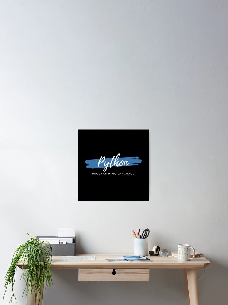 Thumbnail 2 von 3, Poster, Python-Programmiersprache Paint Smear designt und verkauft von Code Wear.