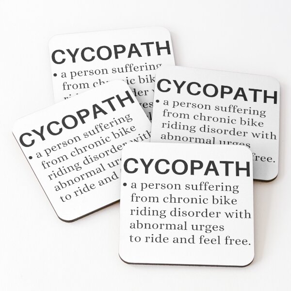 Item preview, Cycling Funny - Cycopath for cycling lovers designed and sold by Apoorv Choudhary.