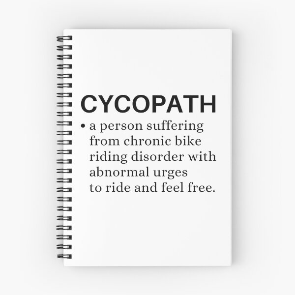 Item preview, Cycling Funny - Cycopath for cycling lovers designed and sold by Apoorv Choudhary.