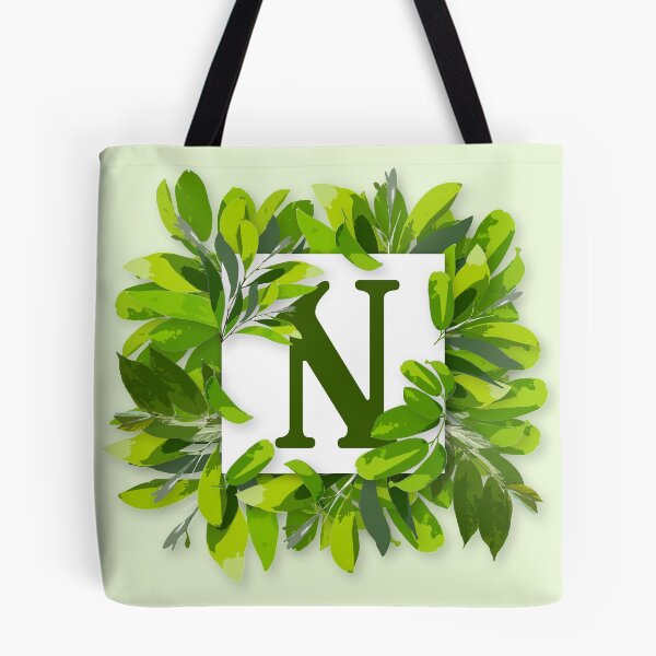Item preview, Monogram N Foliage Frame | Wedding Letters | Floral Letter designed and sold by VinBasis.