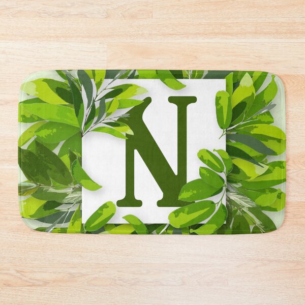 Item preview, Monogram N Foliage Frame | Wedding Letters | Floral Letter designed and sold by VinBasis.