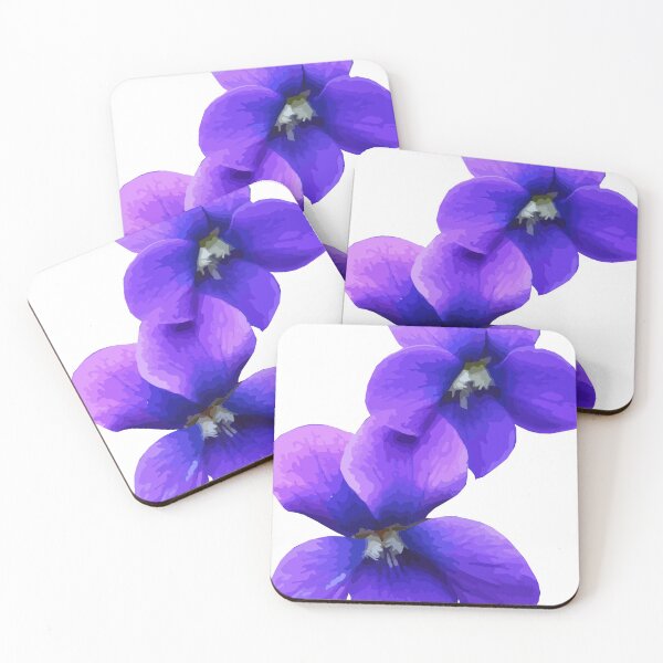 Item preview, Velvety Blue and Purple Violets designed and sold by AmyWhy.