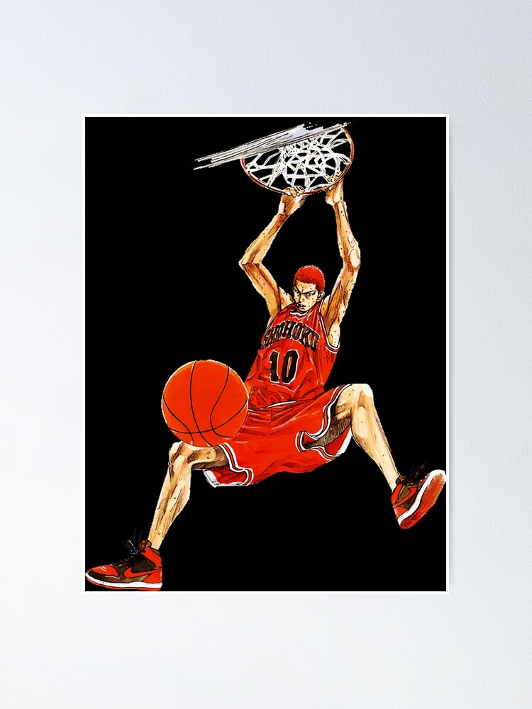 Slam Dunk Hanamichi Sakuragi Poster for Sale by PlainMotif