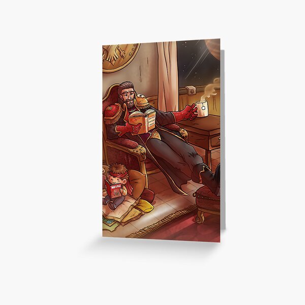 Zedek, Captain of Chill Greeting Card
