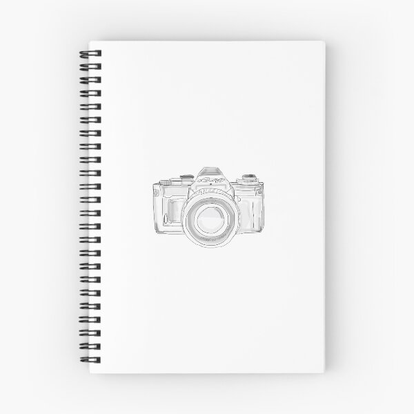 Item preview, canon camera sketch  designed and sold by OhMyCollective.