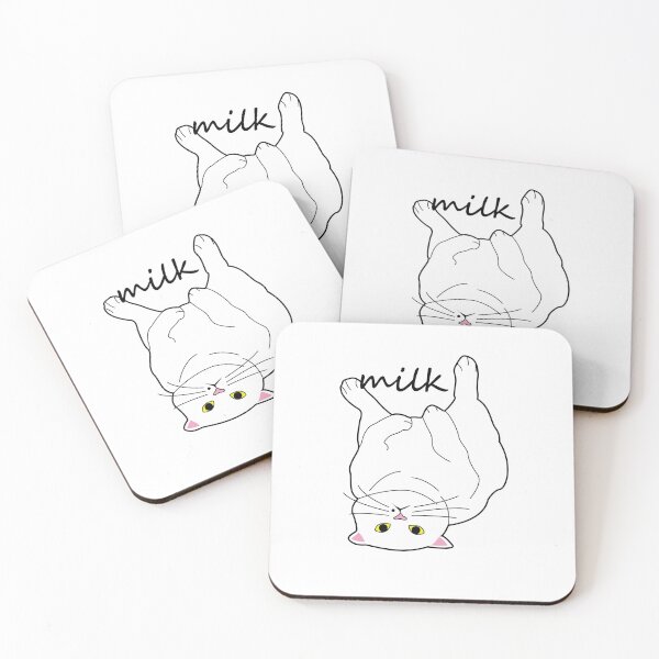 Item preview, white cats design print style. designed and sold by dadamda.