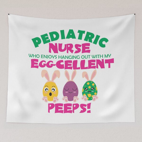 Item preview, A pediatric nurse who enjoys hanging out with my egg-cellent peeps,  designed and sold by Adhiambo.