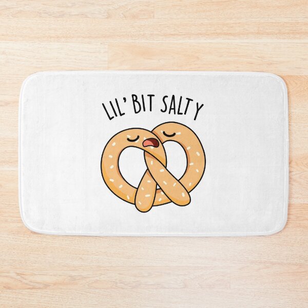 Item preview, A Lil Bit Salty Funny Pretzel Puns  designed and sold by punnybone.