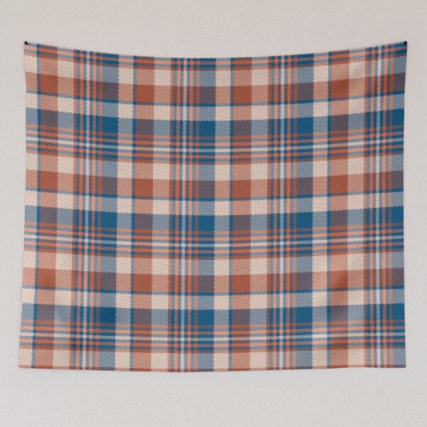 Item preview, Blue and Orange Plaid designed and sold by MarkUK97.