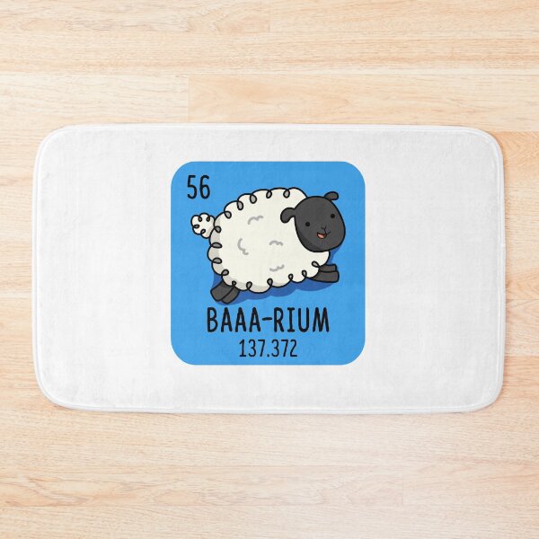 Item preview, Baaa-rium Chemistry Animal Pun designed and sold by punnybone.