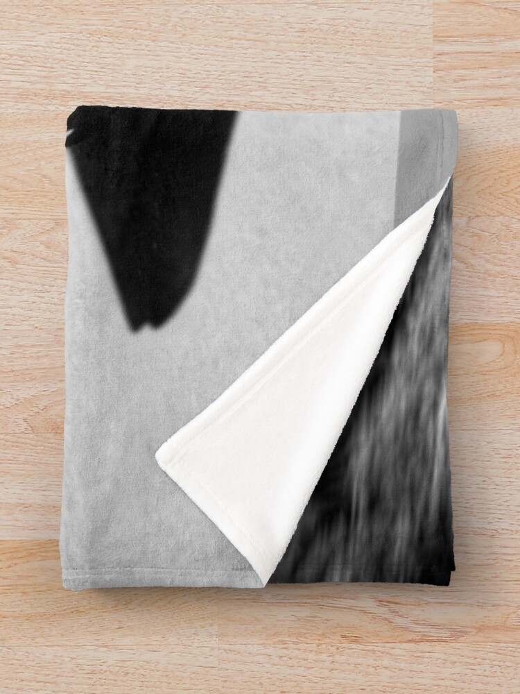 Alternate view of 1967 Ford Mustang B/W Throw Blanket