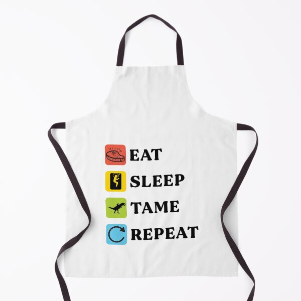 Item preview, Eat Sleep Tame Repeat Funny Survival Gaming Sayings designed and sold by Scratches Tees.