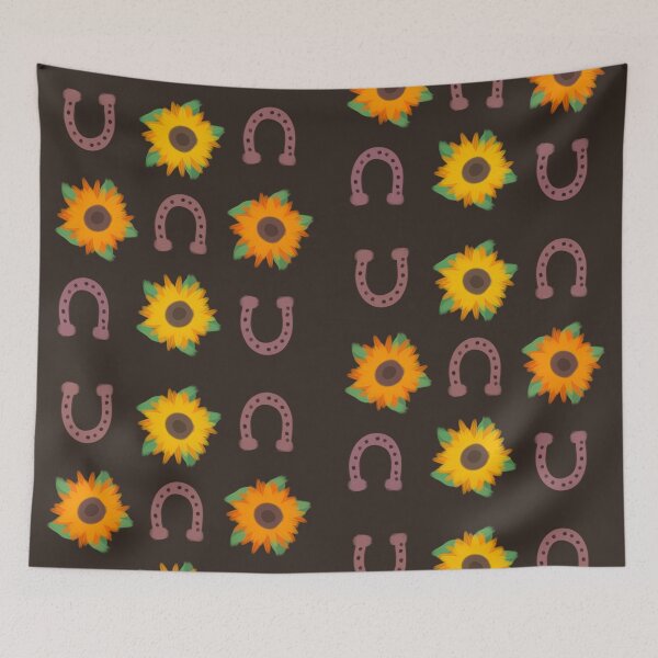 Item preview, Horseshoes and sunflowers pattern designed and sold by Antiope33.