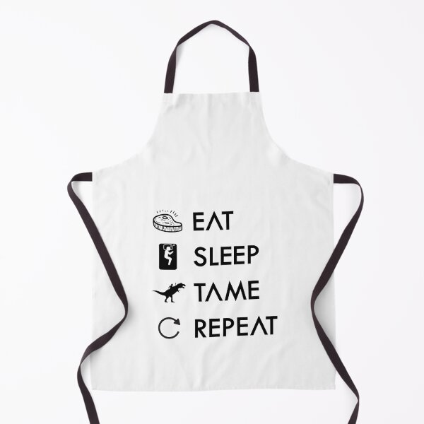 Item preview, Eat Sleep Tame Repeat Funny Survival Games Quotes designed and sold by Scratches Tees.