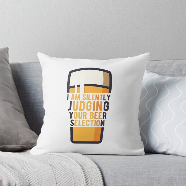 Item preview, I Am Silently Judging Your Beer Selection Funny Drinking Quotes designed and sold by Scratches Tees.