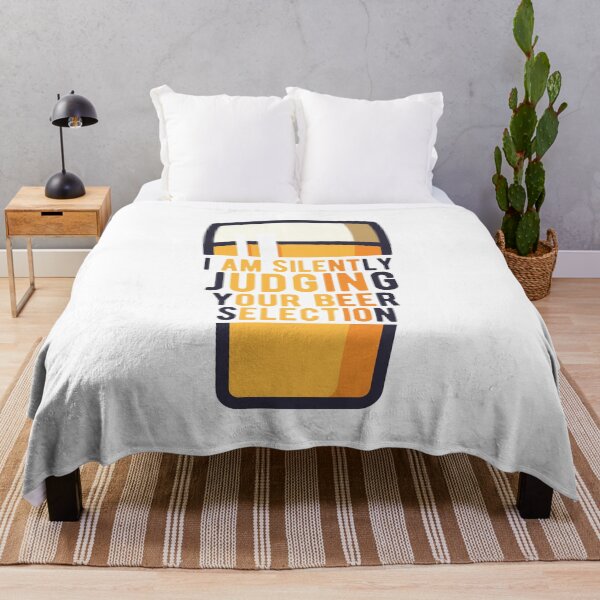 Item preview, I Am Silently Judging Your Beer Selection Funny Drinking Quotes designed and sold by Scratches Tees.