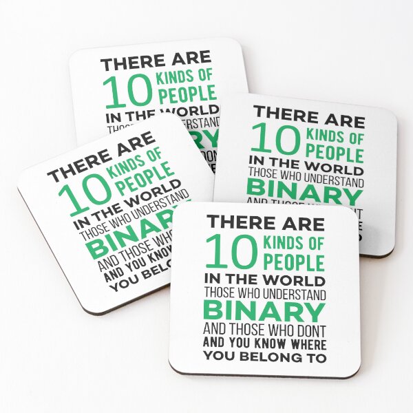Item preview, Those Who Understand Binary And Those Who Dont Funny Programming Quotes designed and sold by Scratches Tees.