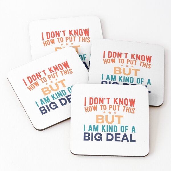 Item preview, Im Kind Of A Big Deal Funny Charisma Sayings Vintage Retro designed and sold by Scratches Tees.