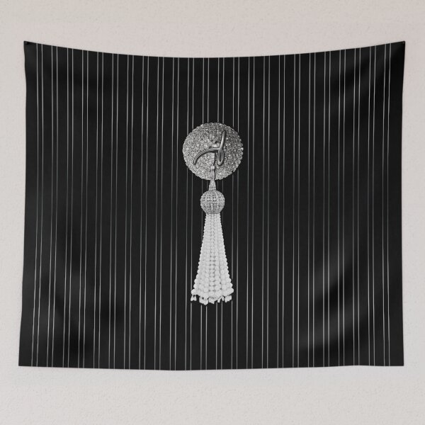 Item preview, Burlesque pastie tassel silver - letter I. designed and sold by Xarah.