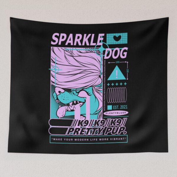 Item preview, Furry T-ShirtSPARKLEDOG EYESTRAIN - ALT designed and sold by BagBmam.