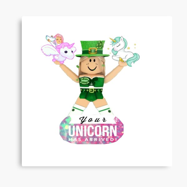 Meganplays Roblox Metal Prints Redbubble - leprechaun simulator roblox