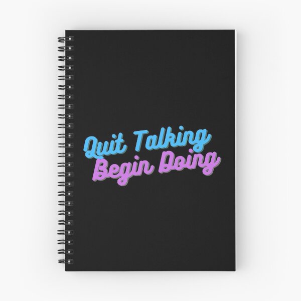 Item preview, Quit Talking Begin Doing Blue and Purple Doing designed and sold by SweetAndSpice.