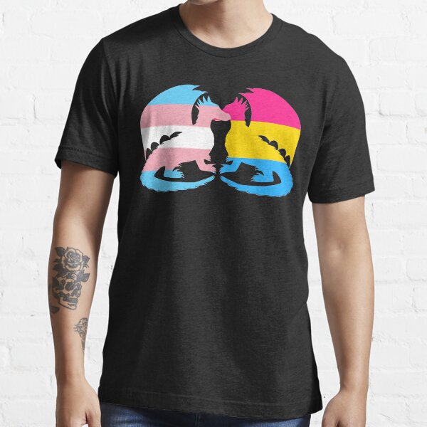 Trans Pansexual Pride Dragons T Shirt For Sale By Shaneisadragon