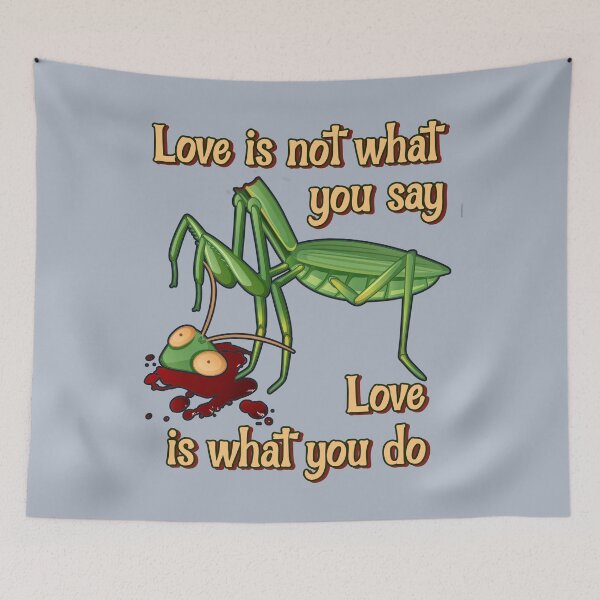 Item preview, Love Is Not What You Say, Love Is What You Do designed and sold by HappySchnapper.