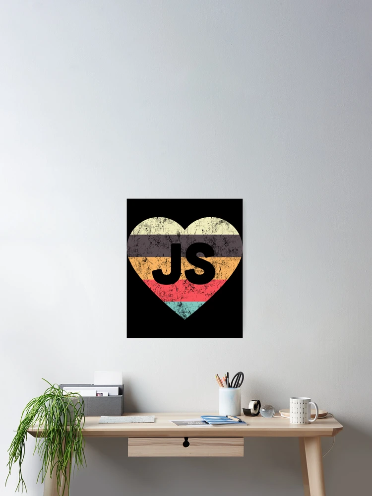 Thumbnail 2 von 3, Poster, Javascript T-ShirtJavaScript JS designt und verkauft von BagBmam.