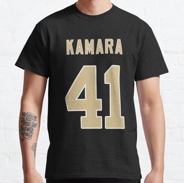 Nike Men's Alvin Kamara Black New Orleans Saints Name and Number T-shirt