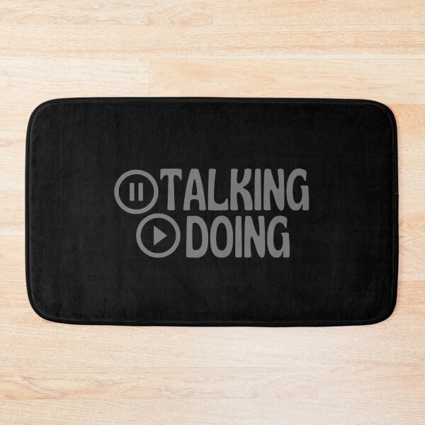 Item preview, Quit Talking Begin Doing Pause Play Doing Design designed and sold by SweetAndSpice.