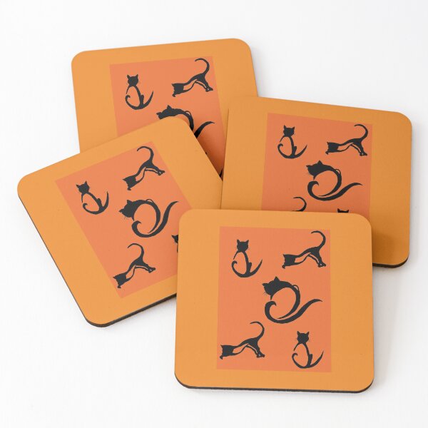Item preview, slinky cats orange designed and sold by Faerieglen.
