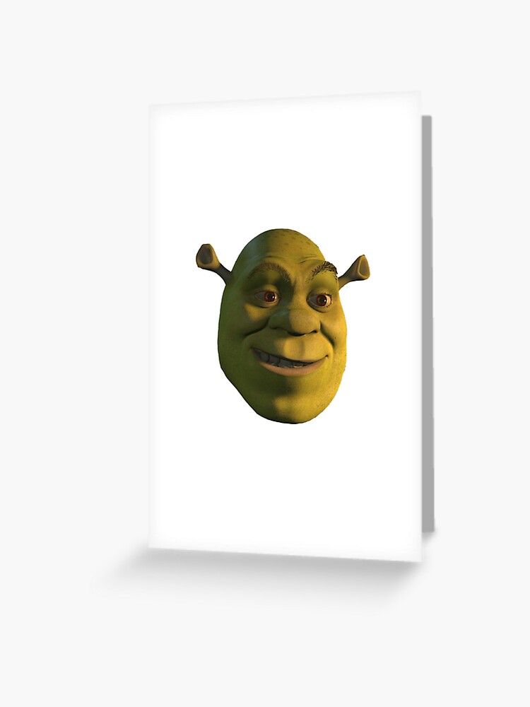 Shrek Face Meme | Greeting Card