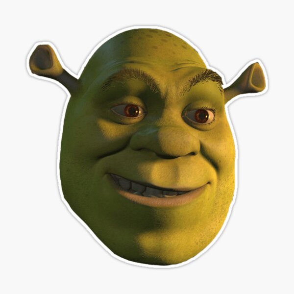 Shrek Face Stickers for Sale