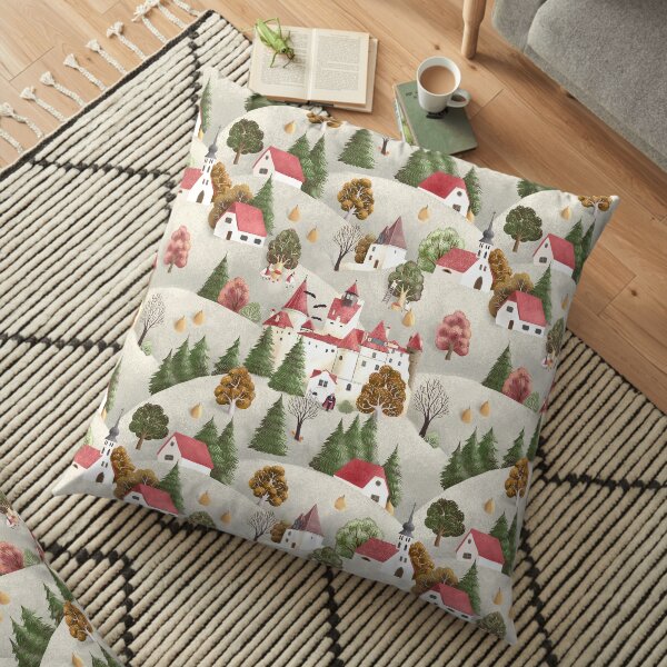 Romanian Tales Floor Pillow