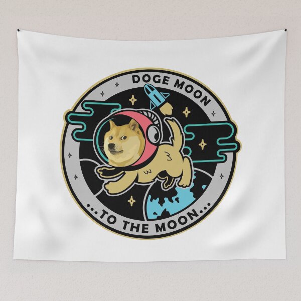 Item preview, DOGE TO THE MOON  designed and sold by supamart.