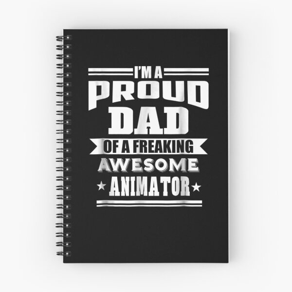 Item preview, Proud Dad Of A Freaking Awesome Animator T-shirt Men Gifts designed and sold by KUJTVEWY.