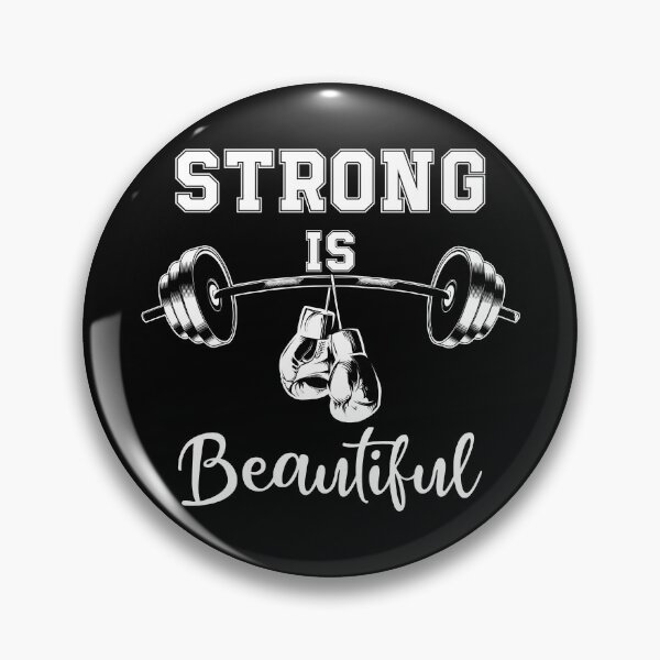Item preview, Retro Boxing Lifting Lovers Kickboxing Gym Workout Strong Is Beautiful designed and sold by tuanitus.