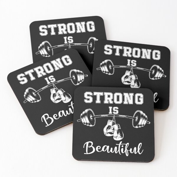 Item preview, Retro Boxing Lifting Lovers Kickboxing Gym Workout Strong Is Beautiful designed and sold by tuanitus.