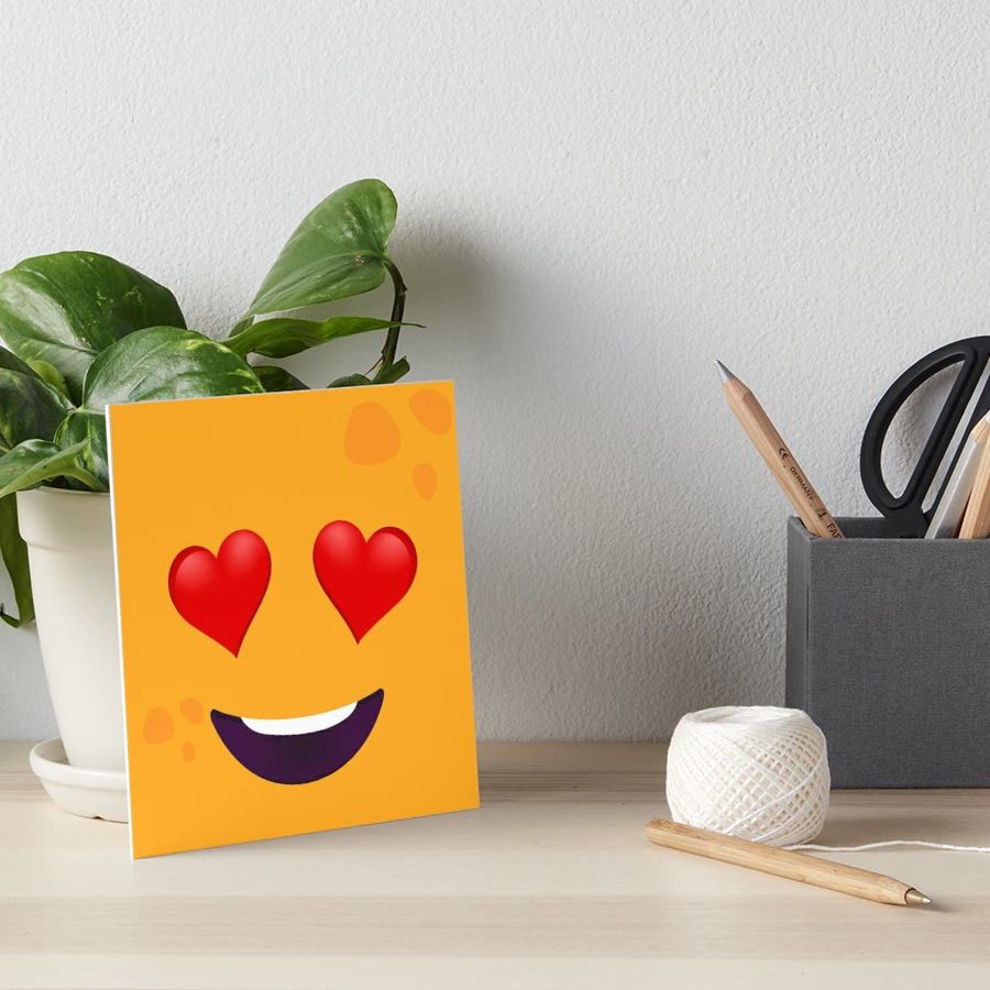 Smiling Face with Heart-Eyes Emoji Outline Free by 123freevectors on  DeviantArt