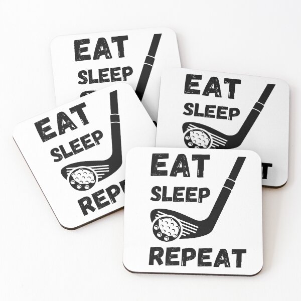 Item preview, Eat sleep golf repeat designed and sold by HasnaanMohsin.