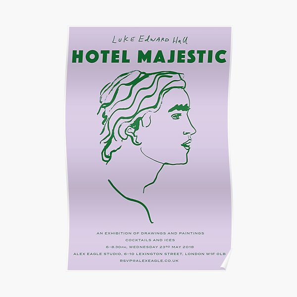 Hotel Majestic Luke Edwards hau Poster
