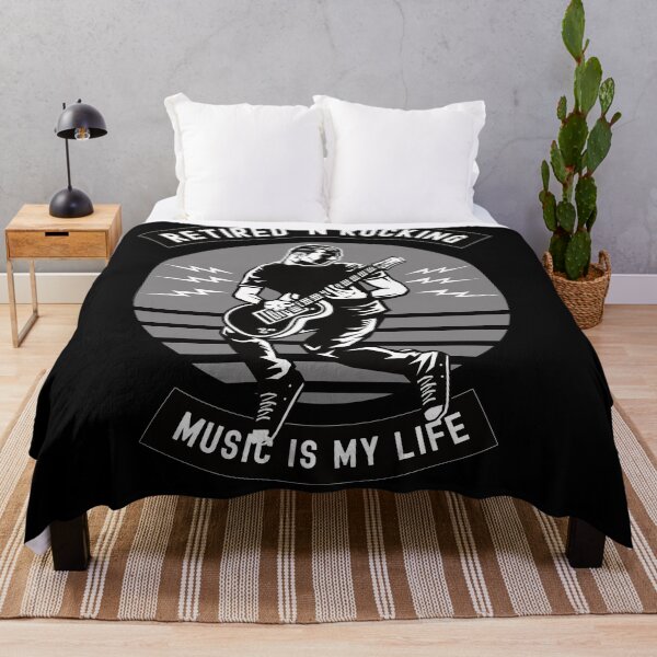 Item preview, Retired 'n Rocking - Music is my Life - Rocking the Retired Life designed and sold by Rhu Creations.