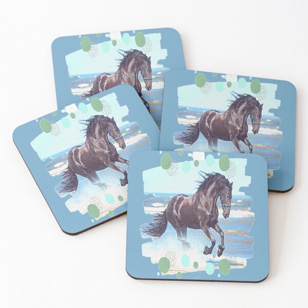 Item preview, Horse calvary Aesthetic Design, Horse and waves, for the Equestrian and Horse lover designed and sold by Adri Barnard.