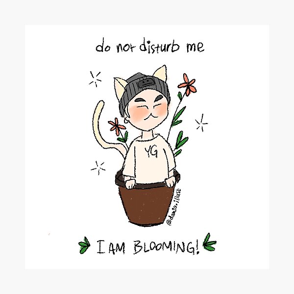 Item preview, Yoongi Blooming designed and sold by Dania-illust.