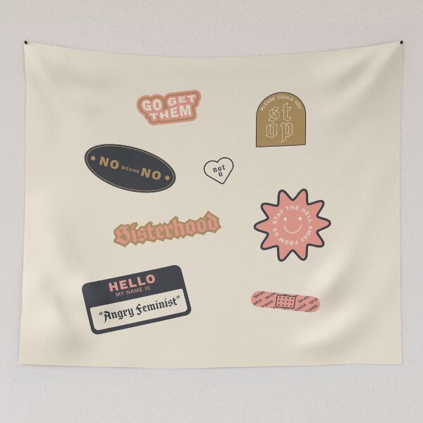 Item preview, Feminist sticker pack designed and sold by Queensandminds.