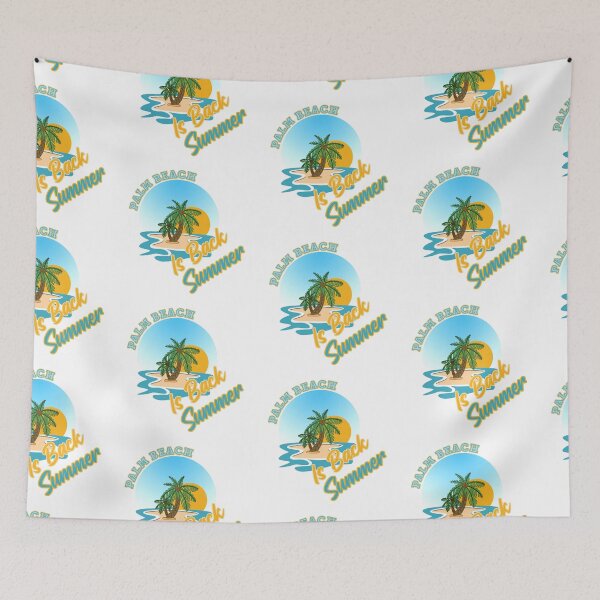 Item preview, Palm Beach Is Back Summer designed and sold by RomeoSketches.